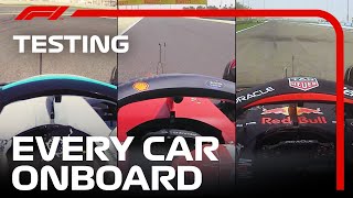 Onboard with Every Car in Testing  2022 F1 PreSeason Test Bahrain [upl. by Oijres]