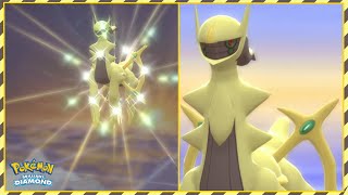 Live Shiny Arceus after 178 resets SUPER FAST SHINY Pokemon Brilliant Diamond [upl. by Kcir]