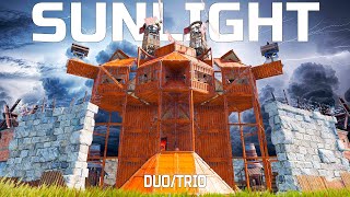 SUNLIGHT  BEST DUOTRIO OFFLINE base with PERFECT ONLINE DEFENCE in RUST [upl. by Timon237]