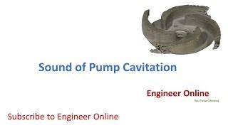 Sound of Cavitating Pump Centrifugal Pumps Cavitation in Centrifugal Pump Pump Cavitation Sound [upl. by Notsecnirp]