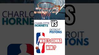 Charlotte Hornets vs Detroit Pistons The Battle Begins [upl. by Ardnaeel]