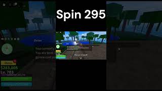 295th Spin in Blox Fruits [upl. by Godfree]