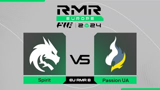 Spirit проти Passion UA  PWE CS2 EU RMR B 2024 [upl. by Douglass577]