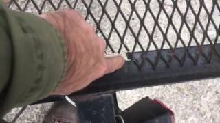 Tractor supply 5 x 8 trailer Tellgate removal [upl. by Kaslik33]