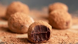 Easy Chocolate Truffles 4 Ways [upl. by Nolrac]