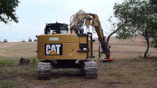 Cat 321D  Woodcracker C350  SA TPA [upl. by Parker]