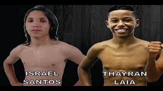 THAI KIDS 10  GP 47 kg  Israel Santos Thai Fighters x Thayran Laia Puro Thai [upl. by Scarface]