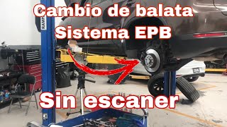 Balatas traseras Vw Tiguan Sistema EPB [upl. by Wymore]