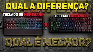 ⌨️Teclado de Membrana SemiMecânico e Mecânico Qual a Diferença O Que Você Precisa Para Jogar [upl. by Ahsieuqal]