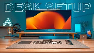 The MODERN Desk Setup – Full Tour amp Office Setup [upl. by Vasiliki]