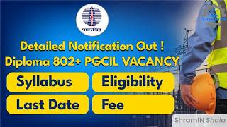 PGCIL Diploma Trainee Recruitment 2024🚀  Power Grid Bumper 800 Vacancy 2024 [upl. by Maurey413]