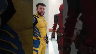 Deadpool And Wolverine Cosplay Fan Expo DeadpoolWolverine Comics FanExpo [upl. by Tnelc]