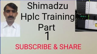 Shimadzu Hplc Training and Operation in Urdu Part 1 [upl. by Essa]