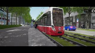 TramSim Munich  Route 27 [upl. by Prakash664]