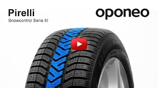 Pneumatico Pirelli SnowControl Serie III ● Pneumatici Invernali ● Oponeo™ [upl. by Neyuq]