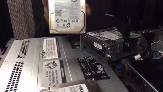 Dell R510 Harddisk replacement [upl. by Bendicta527]