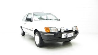 An Exceptional Ford Fiesta Mk3 16S with an Incredible 8527 Miles from New Sold [upl. by Armyn828]