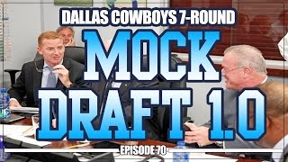 Dallas Cowboys 7Round Mock Draft 10 [upl. by Adlai]