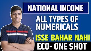 National Income All Most expected Numericals 100 Cover in Term 2 Economics Board  Sunil Panda [upl. by Treiber]