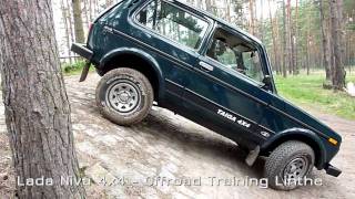 Lada Niva 4x4  Offroad Training beim ADAC in Linthe [upl. by Kev212]