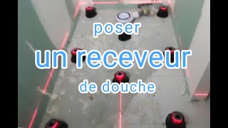 Poser un receveur de douche [upl. by Ayn821]