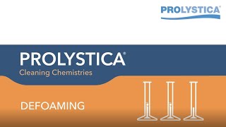 How Prolystica® HighPerformance Chemistries Control Foam in Manual Cleaning amp Washer Cycles [upl. by Arreis]