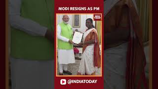 Modi Resigns As PM Swearingin Ceremony Likely On June 8  India Today News [upl. by Annavaig]