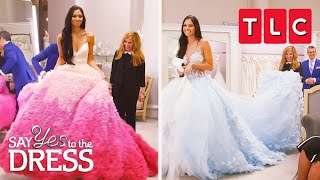 Favorite COLORFUL Wedding Gowns  Say Yes to the Dress  TLC [upl. by Seibold]