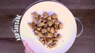 Orecchiette with Rapini and Sausage Recipe [upl. by Terchie]