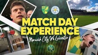 NORWICH 12 LEICESTER PUKKI VARDY ALBRIGHTON  MATCH DAY EXPERIENCE [upl. by Tomasina763]