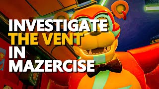 Investigate the vent in Mazercise FNAF [upl. by Ahscrop]