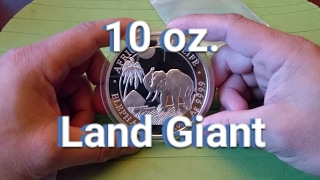 Unboxing the Somalia Silver Elephant 10 oz New Heavyweight In Town [upl. by Adianes]