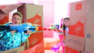 LAST BOX FORT STANDING WINS 10000 CHALLENGE [upl. by Osber385]