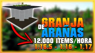 Granja de Arañas  12000 ItemsHora  Tutorial minecraft 119  1181  Rus Just That [upl. by Ainiger]