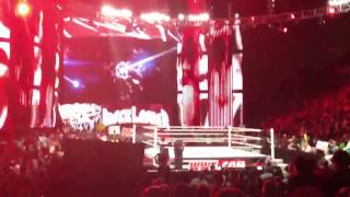 WWE RAW 82012 Brock Lesnar entrance live [upl. by Liarret]