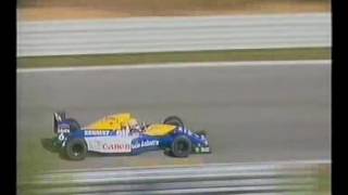 1992 Estoril Patrese accident [upl. by Ilime]