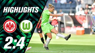 Popp per Hacke Oberdorf per Hammer 🔥  Highlights  Tore  Eintracht Frankfurt  VfL Wolfsburg 24 [upl. by Means]