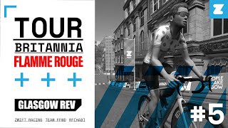 ZWIFT I FRR I Tour Britannia I ST5 I GLASGOW REV iTT I Forgot the wheels [upl. by Boggers]