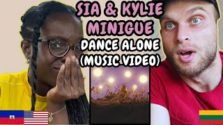 REACTION TO Sia amp Kylie Minogue  Dance Alone Official Music Video  FIRST TIME HEARING [upl. by Brunk636]