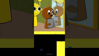 Sprunki Simon and Brown 2DStyle Animation  Blue Bouncing Square [upl. by Arihat]