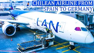 TRIPREPORT  LATAM Airlines  Boeing 7879  ECONOMY  Madrid  Frankfurt [upl. by Oicirbaf20]