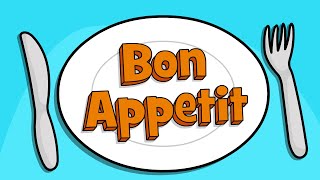 Bon appétit  chanson sur la nourriture  Hourra Chansons Pour Enfants  musique amp vidéos éducatives [upl. by Annamaria]