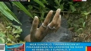 BP Mga sundalo tinambangan at pinasabugan ng landmine ng rebelde sa Camalig Albay [upl. by Figge]