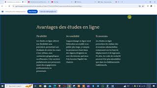 Vidéo de la conférence sur les disposition des études en ligne [upl. by Eittik]