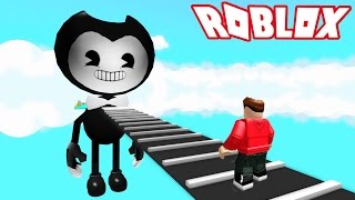 ESCAPE EVIL BENDY OBBY Roblox Adventures RedHatter [upl. by Oleg753]