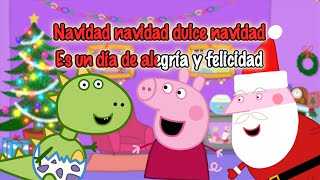 ¡Hoy Es Navidad 2024  PEPPA PIG 🎅🎄❄️ Canción de Navidad  Villancico CON LETRA [upl. by Nalor610]