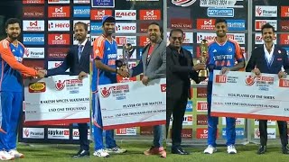 India vs Sri Lanka 3rd T20I PRESENTATION CEREMONY 30072024  Washington Sundar MOTM Super Over [upl. by Llednohs]