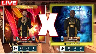 🚨Double H x BadgePlug in Proving Grounds 2s FULLSTREAM  NEW DUO  NEW BUILDS IN NBA2K25 RANKED [upl. by Ayotol418]