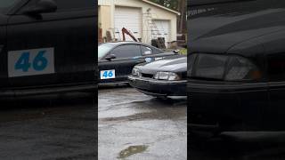 351 Windsor swapped foxbody chopping cam in the rain ford mustang cars [upl. by Htnamas]