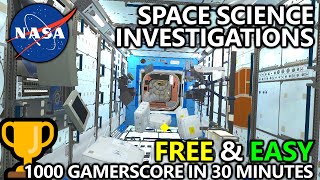 Space Science Investigations NASA Achievement Walkthrough  FREE amp EASY 1000 Gamerscore in 30 Mins [upl. by Tannie]